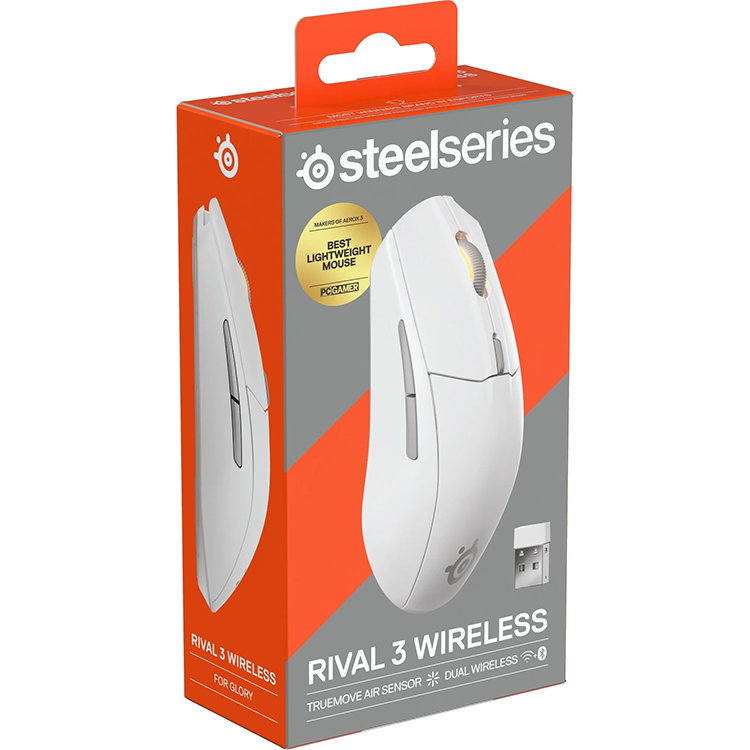 خرید موس Steelseries Rival 3 Gen 2 - بی‌سیم - سفید